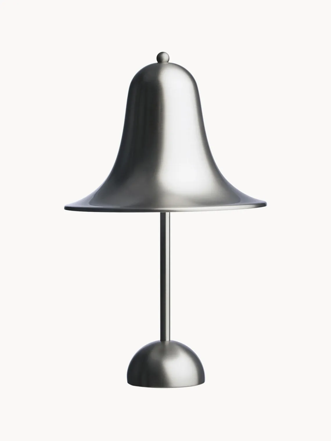 Lámparas De Mesa|Lámparas De Techo>Verpan Lámpara de mesa de diseño Verner Panton Pantop Plateado brillante