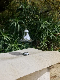 Lámparas De Mesa|Lámparas De Techo>Verpan Lámpara de mesa de diseño Verner Panton Pantop Plateado brillante