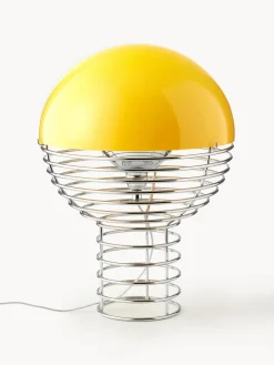 Lámparas De Mesa|Lámparas De Techo>Verpan Lámpara de mesa de diseño Verner Panton Wire Plateado, amarillo sol