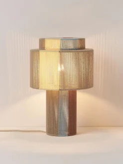 Clearance Lámpara de mesa de lino Lace Lámparas De Mesa|Lámparas De Techo