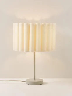 Lámpara de mesa de lino Lucina Lámparas De Mesa|Lámparas De Techo