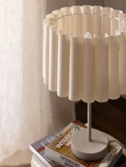 Lámpara de mesa de lino Lucina Lámparas De Mesa|Lámparas De Techo