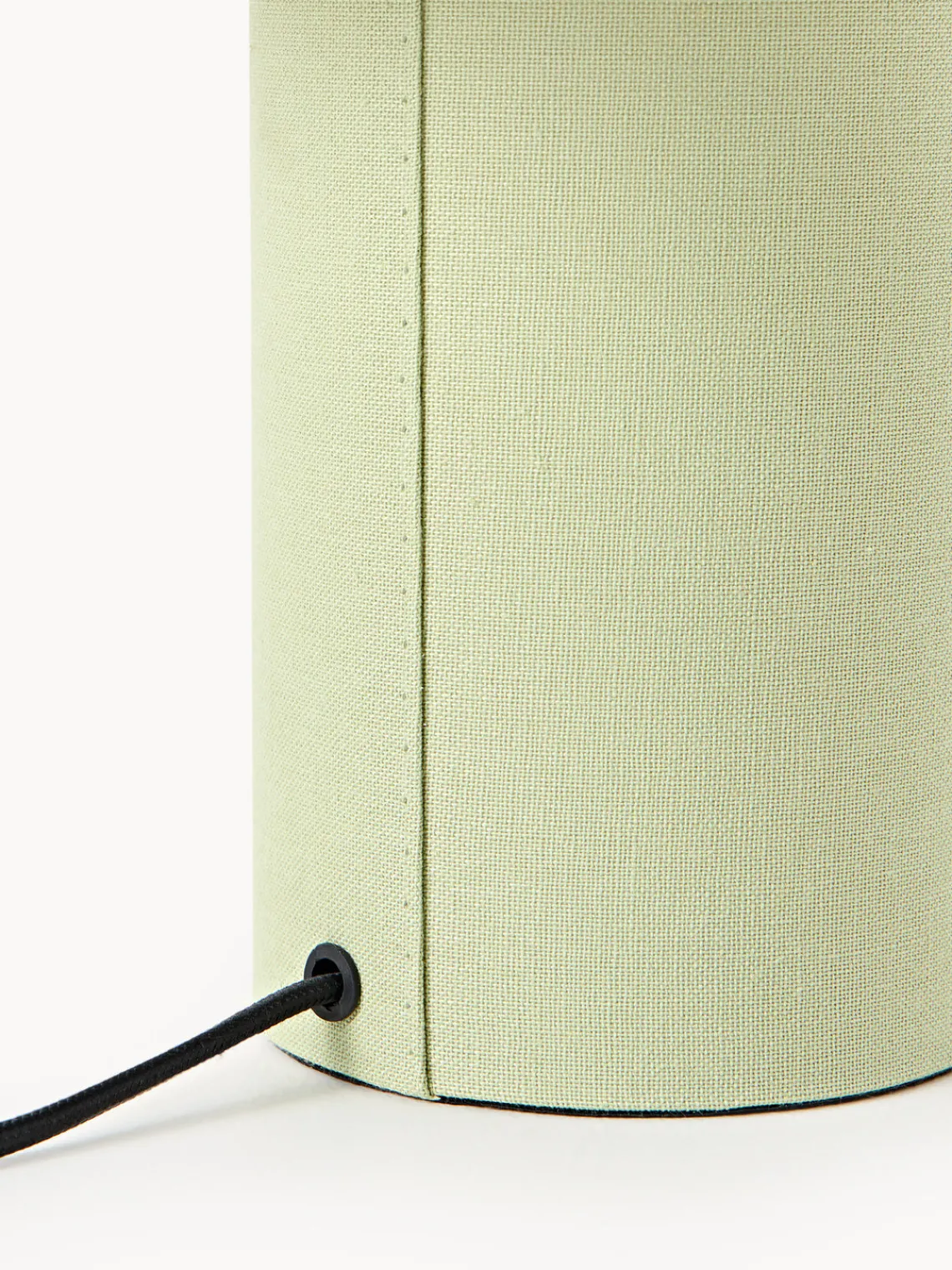 Lámparas De Mesa|Lámparas De Techo>Westwing Collection Lámpara de mesa de lino Ron Lino verde claro