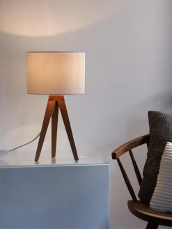 Clearance Lámpara de mesa de madera Kullen Lámparas De Mesa|Lámparas De Techo