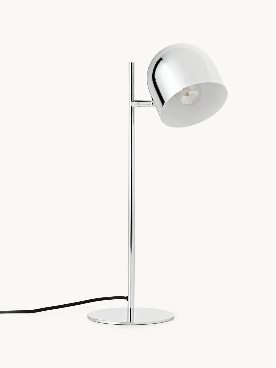 Lámparas De Mesa|Lámparas De Techo>Westwing Collection Lámpara de mesa de metal Almo Plateado