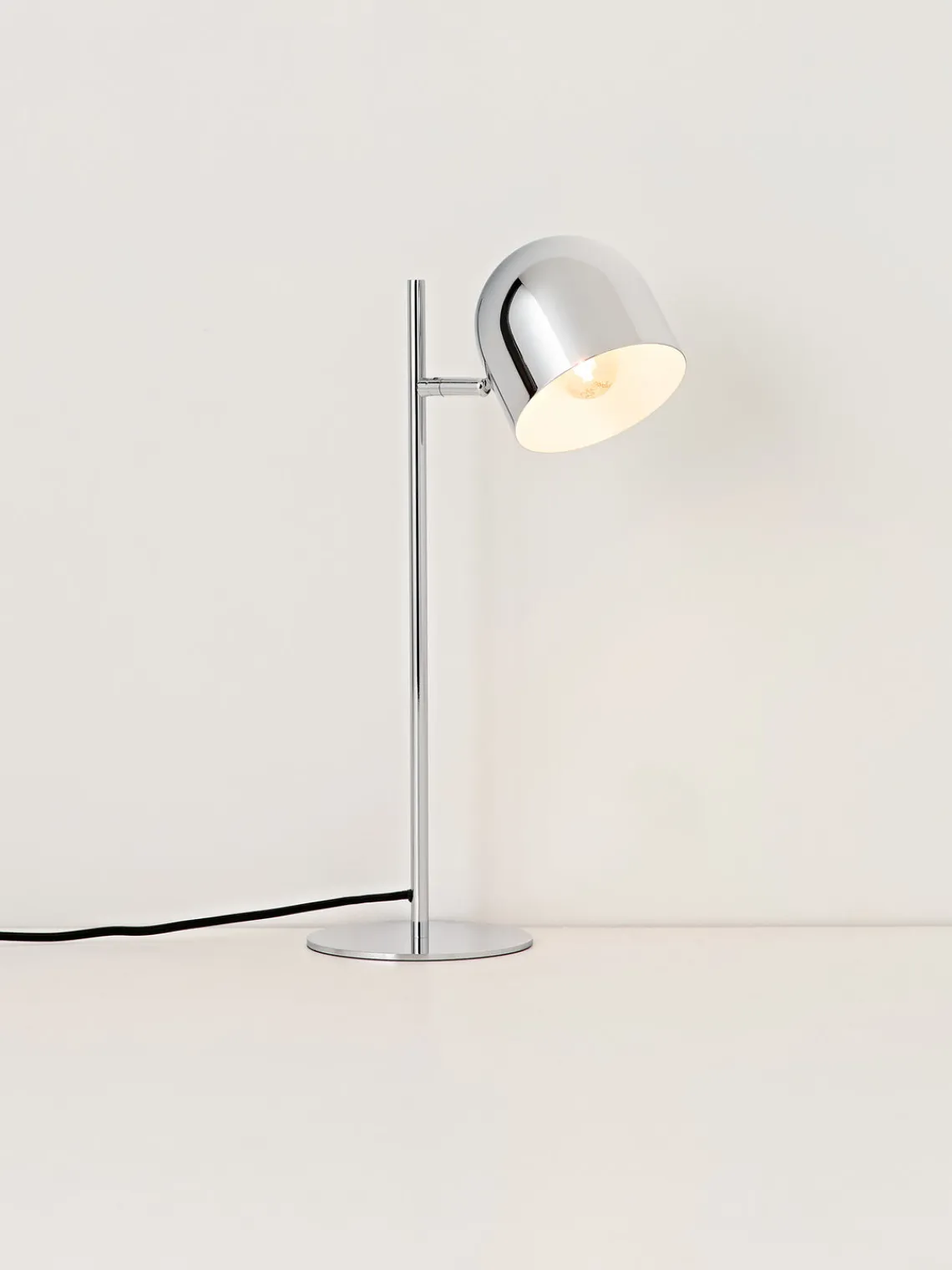 Lámparas De Mesa|Lámparas De Techo>Westwing Collection Lámpara de mesa de metal Almo Plateado