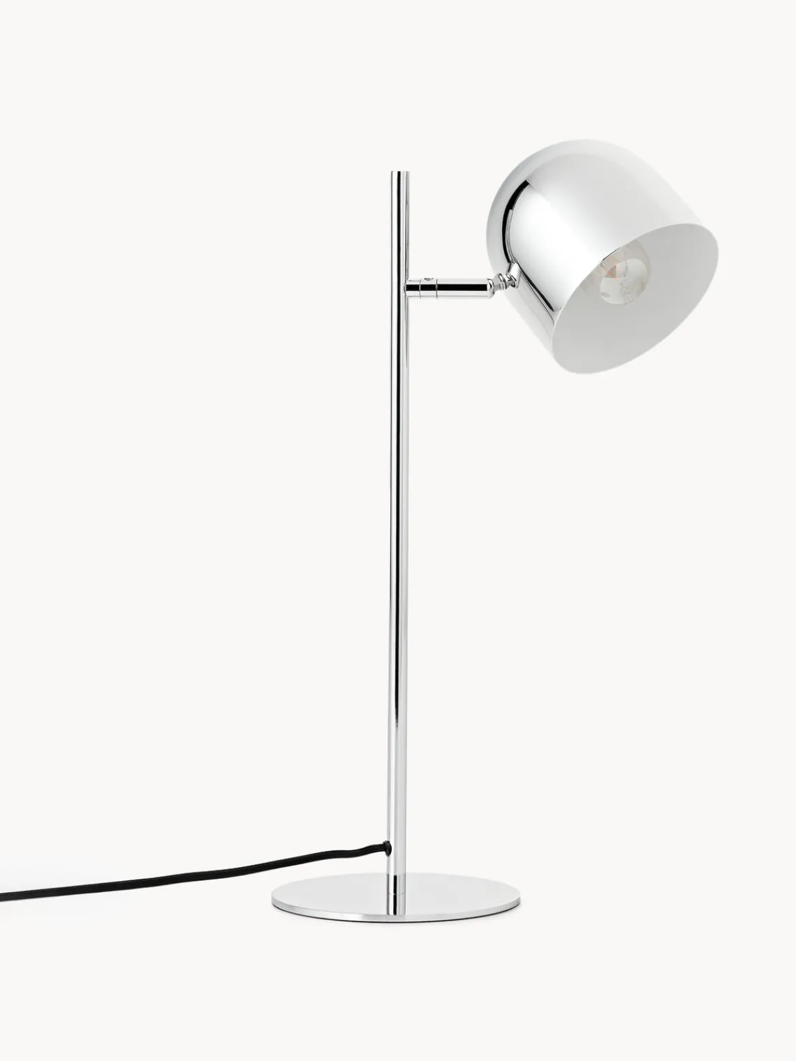 Lámparas De Mesa|Lámparas De Techo>Westwing Collection Lámpara de mesa de metal Almo Plateado