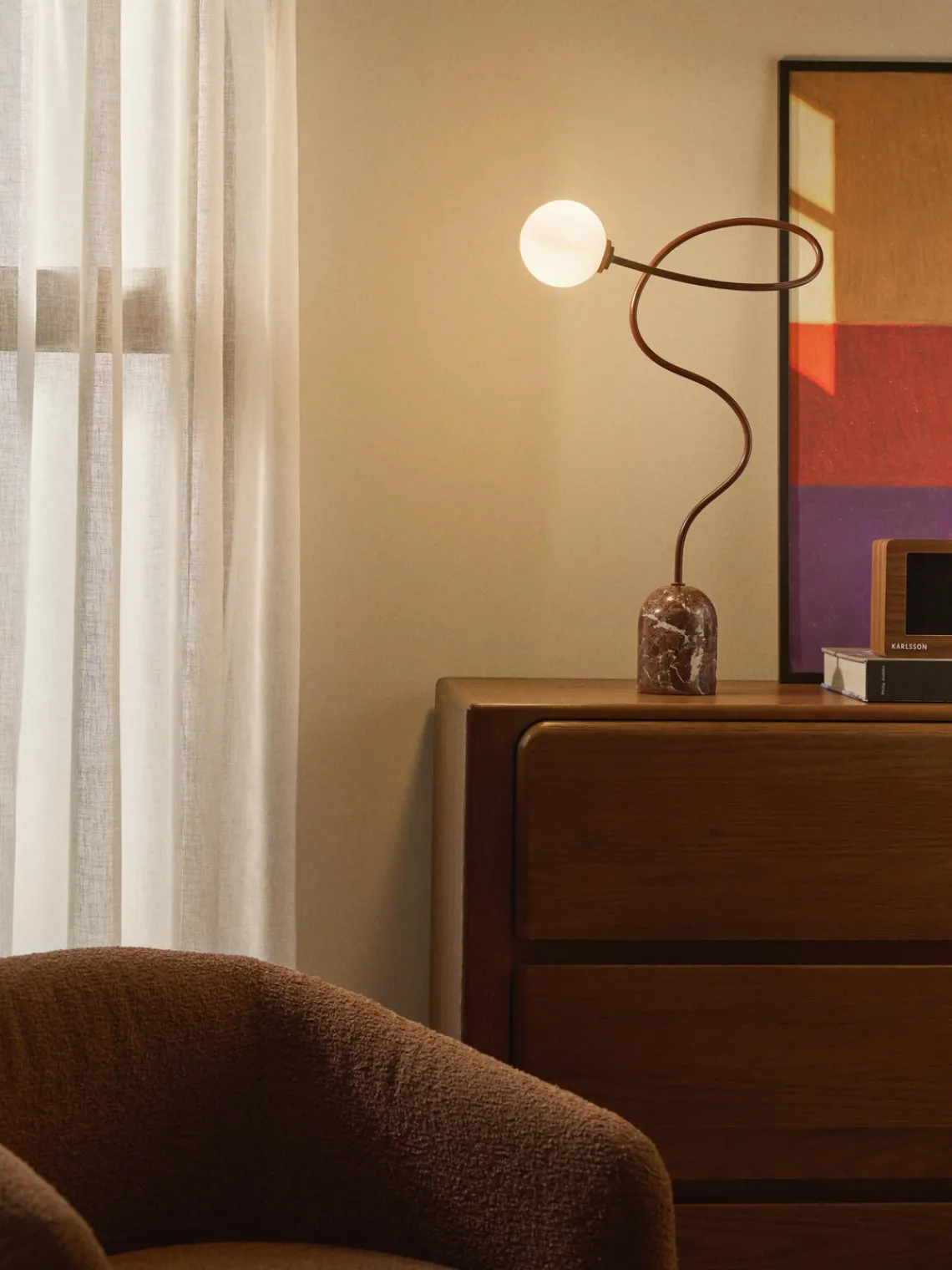 Lámparas De Mesa|Lámparas De Techo>Westwing Collection Lámpara de mesa de mármol Alina