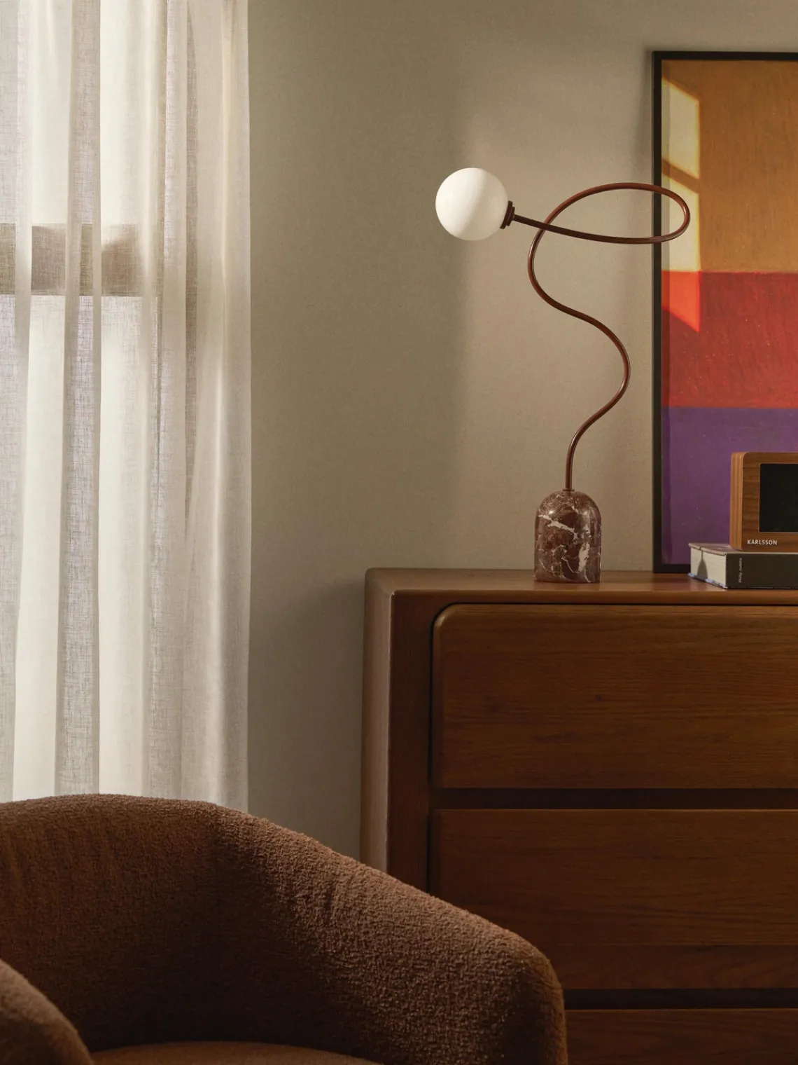 Lámparas De Mesa|Lámparas De Techo>Westwing Collection Lámpara de mesa de mármol Alina