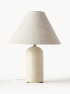 Lámparas De Mesa|Lámparas De Techo>Westwing Collection Lámpara de mesa de mármol Gia Mármol beige