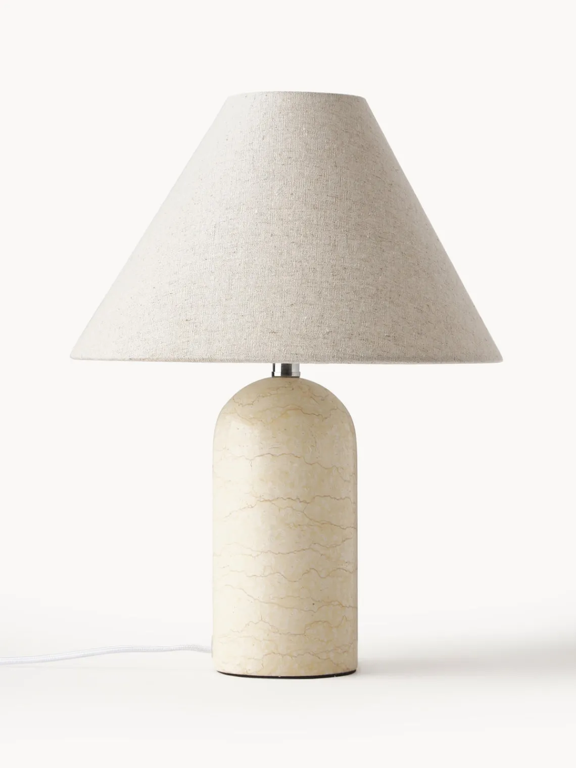 Lámparas De Mesa|Lámparas De Techo>Westwing Collection Lámpara de mesa de mármol Gia Mármol beige