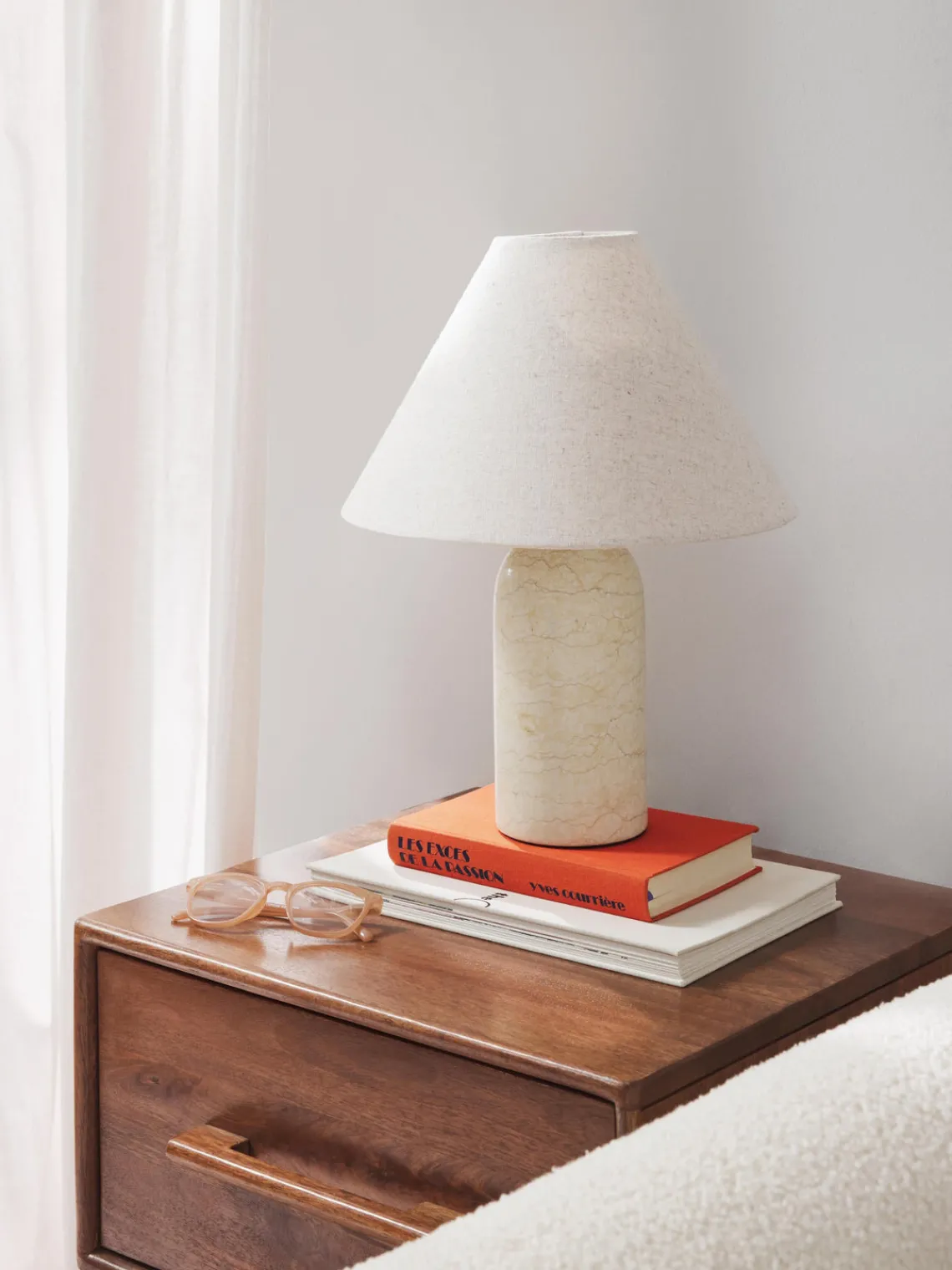 Lámparas De Mesa|Lámparas De Techo>Westwing Collection Lámpara de mesa de mármol Gia Mármol beige