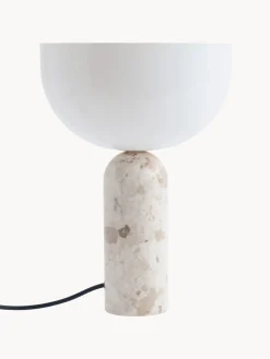 Lámparas De Mesa|Lámparas De Techo>New Works Lámpara de mesa de mármol Kizu, tamaños diferentes Blanco, mármol beige claro