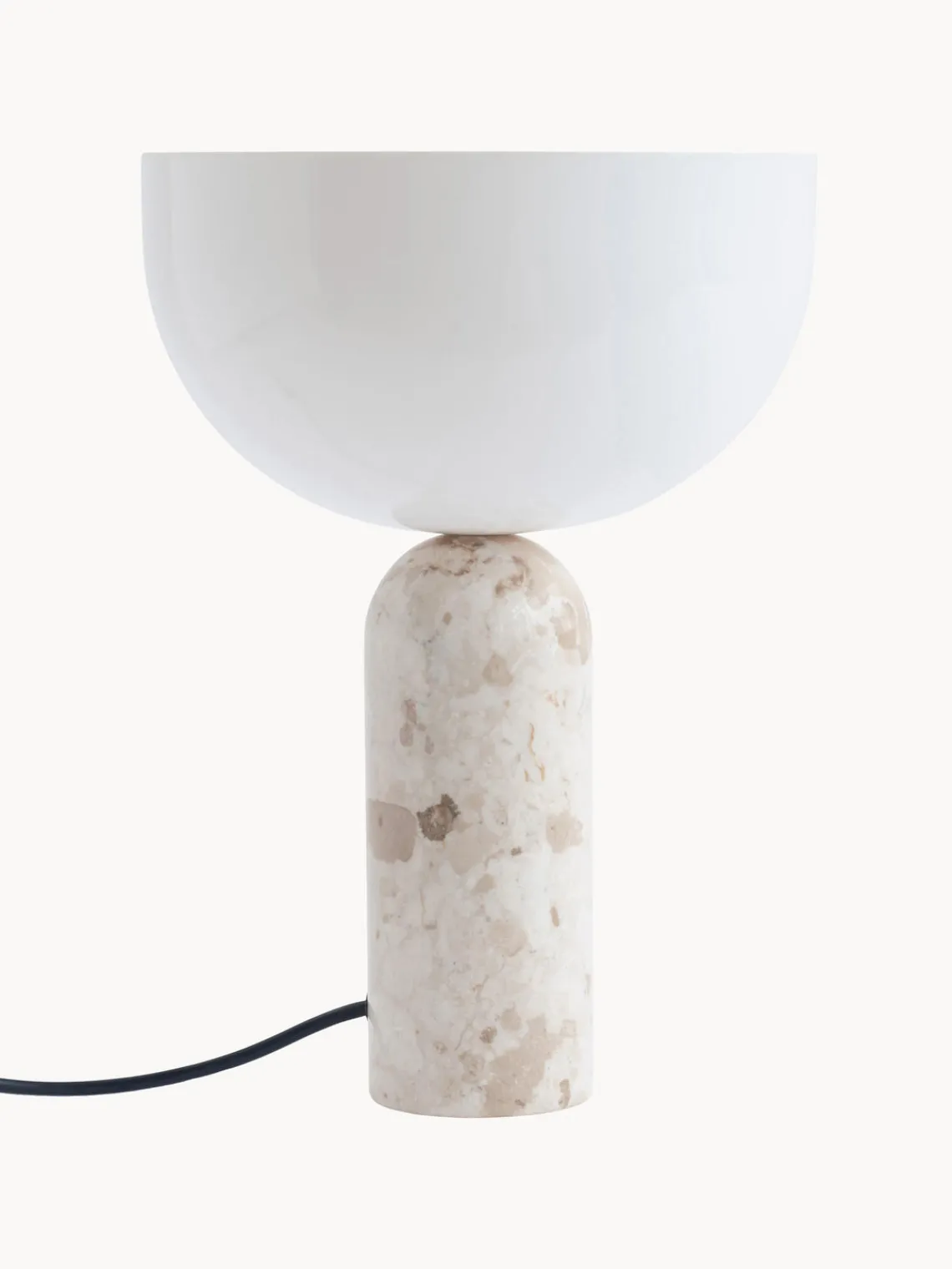 Lámparas De Mesa|Lámparas De Techo>New Works Lámpara de mesa de mármol Kizu, tamaños diferentes Blanco, mármol beige claro