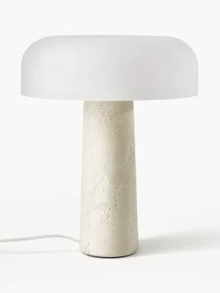 Best Lámpara de mesa de travertino Carla Lámparas De Mesa|Lámparas De Techo