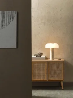 Best Lámpara de mesa de travertino Carla Lámparas De Mesa|Lámparas De Techo