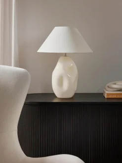 Online Lámpara de mesa de vidrio opalino Xilia Lámparas De Mesa|Lámparas De Techo