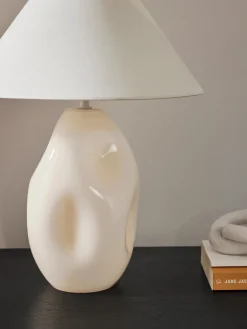 Online Lámpara de mesa de vidrio opalino Xilia Lámparas De Mesa|Lámparas De Techo