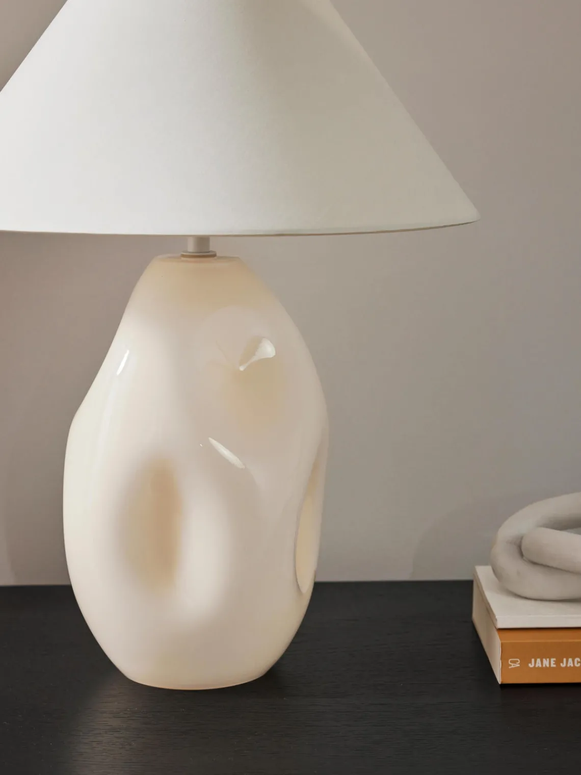 Online Lámpara de mesa de vidrio opalino Xilia Lámparas De Mesa|Lámparas De Techo