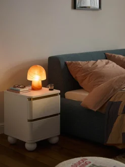 New Lámpara de mesa efecto mármol Talia, tamaños diferentes Lámparas De Mesa|Lámparas De Techo