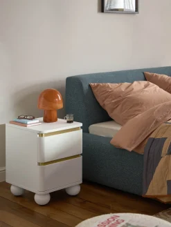 New Lámpara de mesa efecto mármol Talia, tamaños diferentes Lámparas De Mesa|Lámparas De Techo