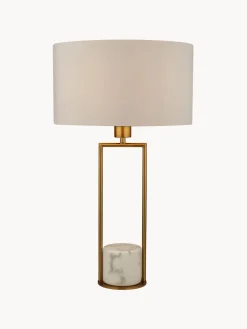 Lámparas De Mesa|Lámparas De Techo> Lámpara de mesa grande con base de mámol Quebec