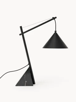 Clearance Lámpara de mesa grande con base de mármol Reyna Lámparas De Mesa|Lámparas De Techo