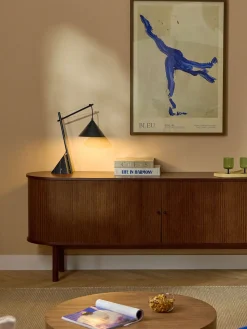 Clearance Lámpara de mesa grande con base de mármol Reyna Lámparas De Mesa|Lámparas De Techo