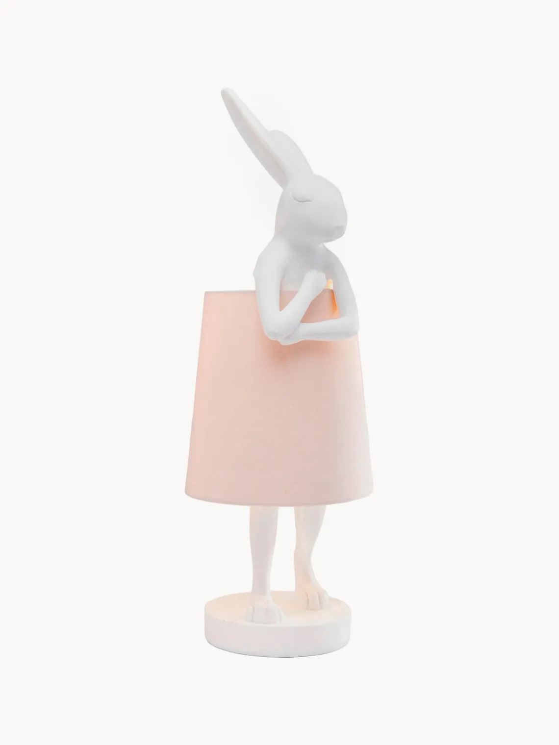 Lámparas De Mesa|Lámparas De Techo>Kare Design Lámpara de mesa grande de diseño Rabbit Blanco, rosa claro