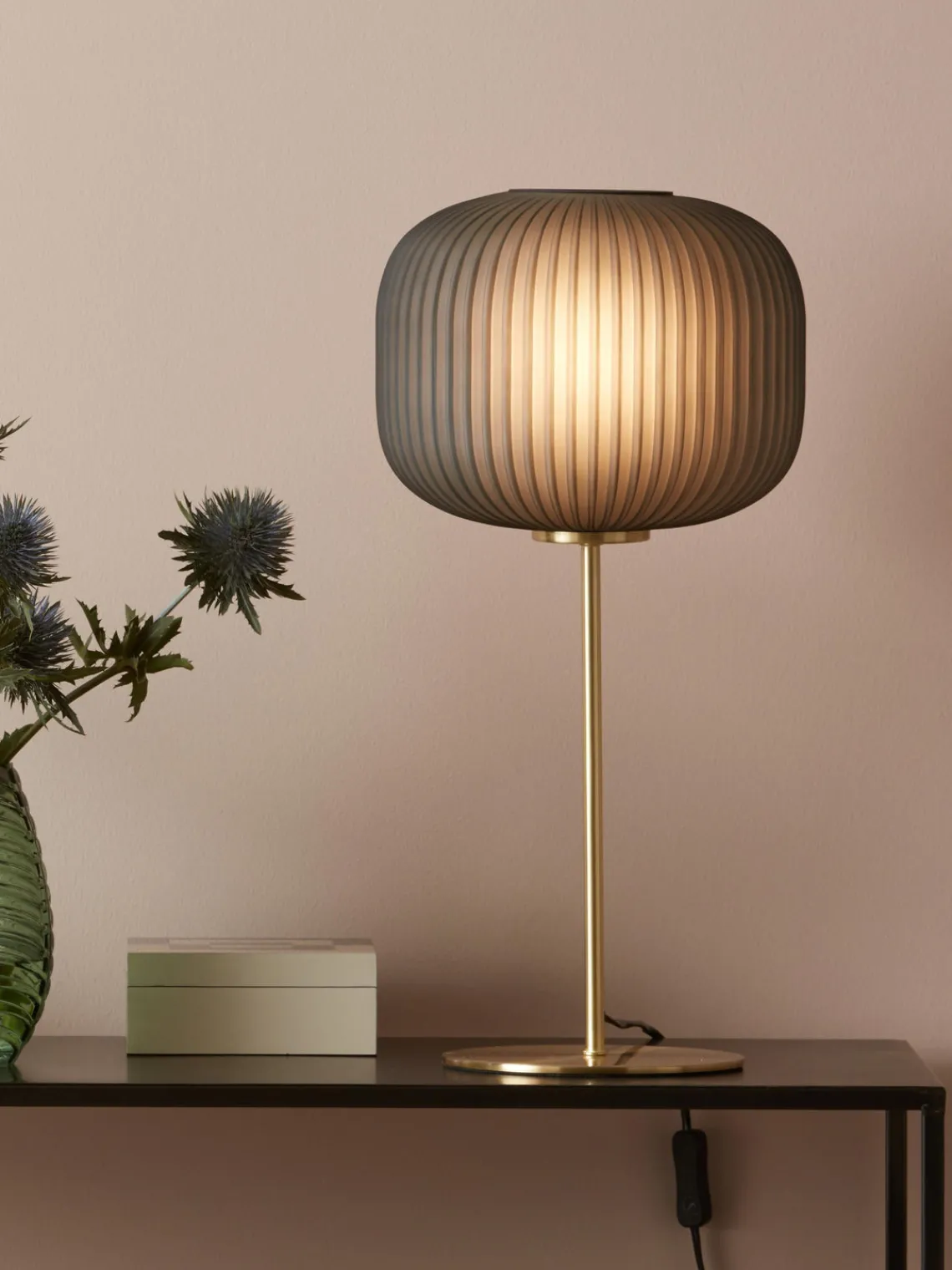 Lámparas De Mesa|Lámparas De Techo>Markslöjd Lámpara de mesa grande de vidrio Sober