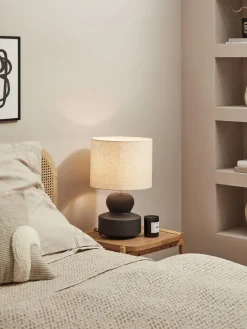 Outlet Lámpara de mesa grande de cerámica Georgina Lámparas De Mesa|Lámparas De Techo