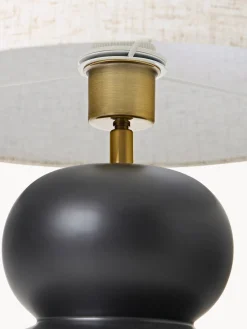 Outlet Lámpara de mesa grande de cerámica Georgina Lámparas De Mesa|Lámparas De Techo