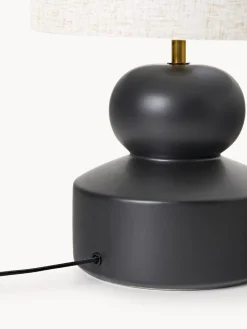 Outlet Lámpara de mesa grande de cerámica Georgina Lámparas De Mesa|Lámparas De Techo