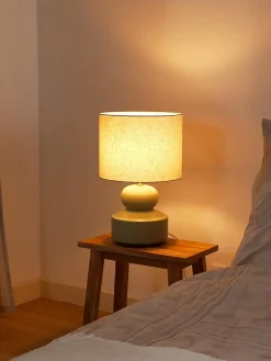 Sale Lámpara de mesa grande de cerámica Georgina Lámparas De Mesa|Lámparas De Techo