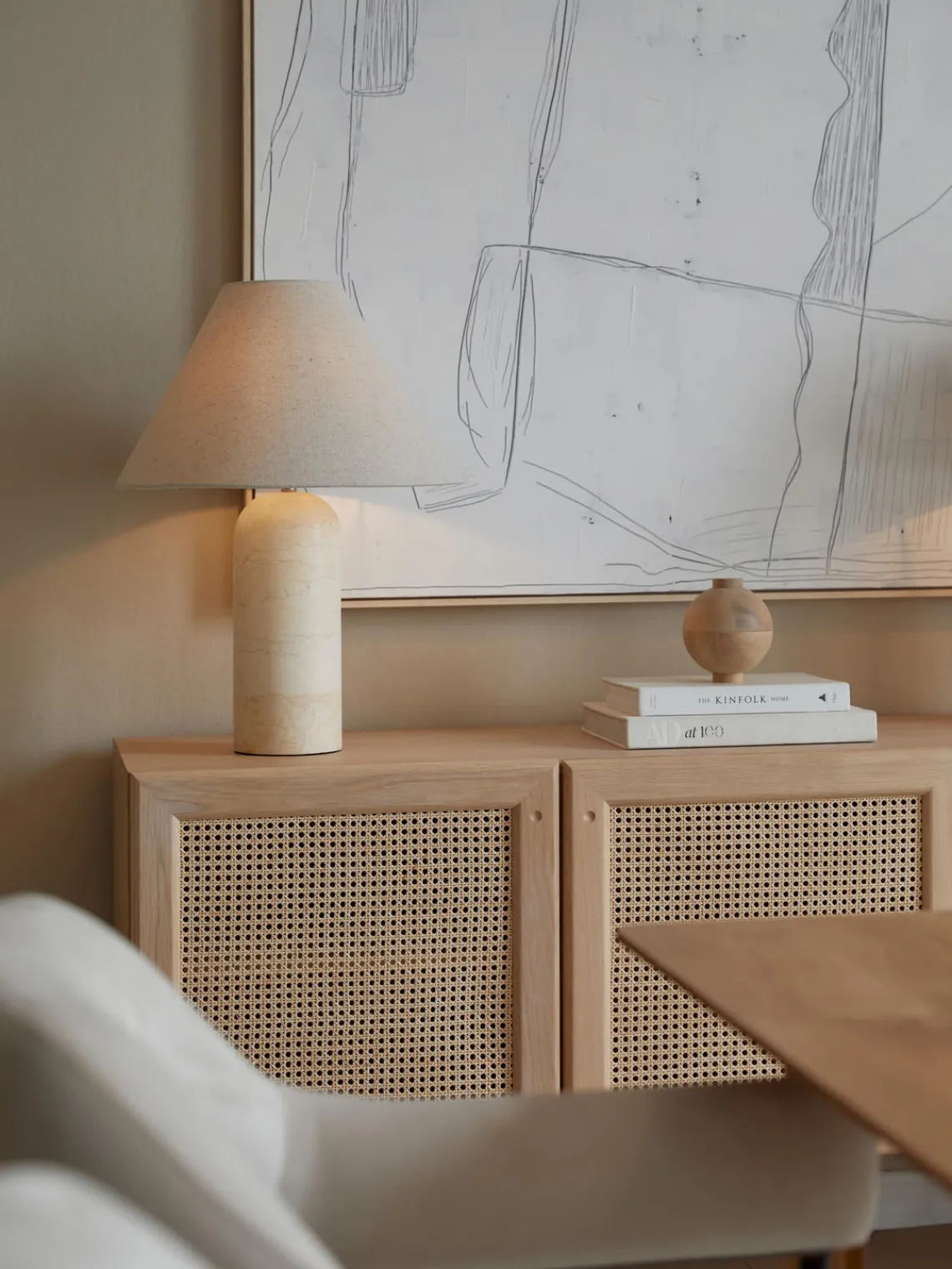 Discount Lámpara de mesa grande de mármol Gia Lámparas De Mesa|Lámparas De Techo