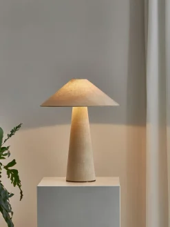 Lámparas De Mesa|Lámparas De Techo>Westwing Collection Lámpara de mesa grande de lino Ilena