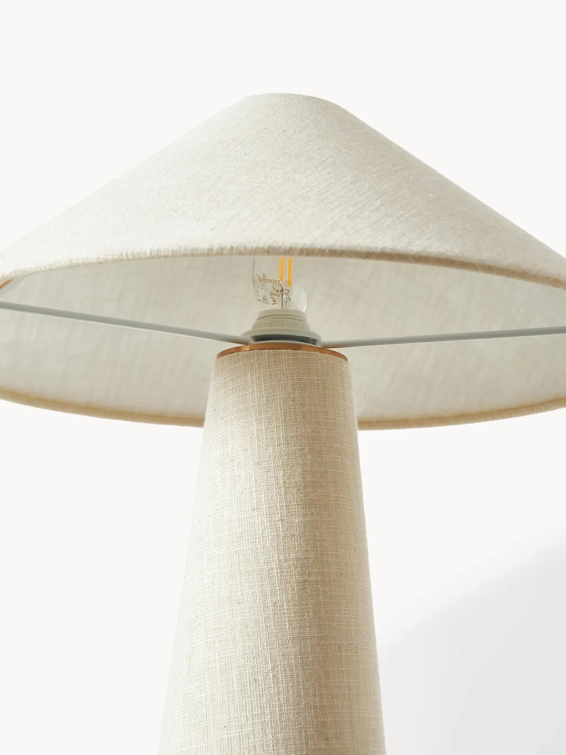 Lámparas De Mesa|Lámparas De Techo>Westwing Collection Lámpara de mesa grande de lino Ilena