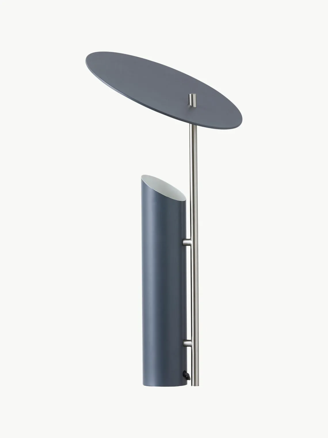 Lámparas De Mesa|Lámparas De Techo>Verpan Lámpara de mesa grande de diseño Verner Panton Reflect Gris azulado, plateado