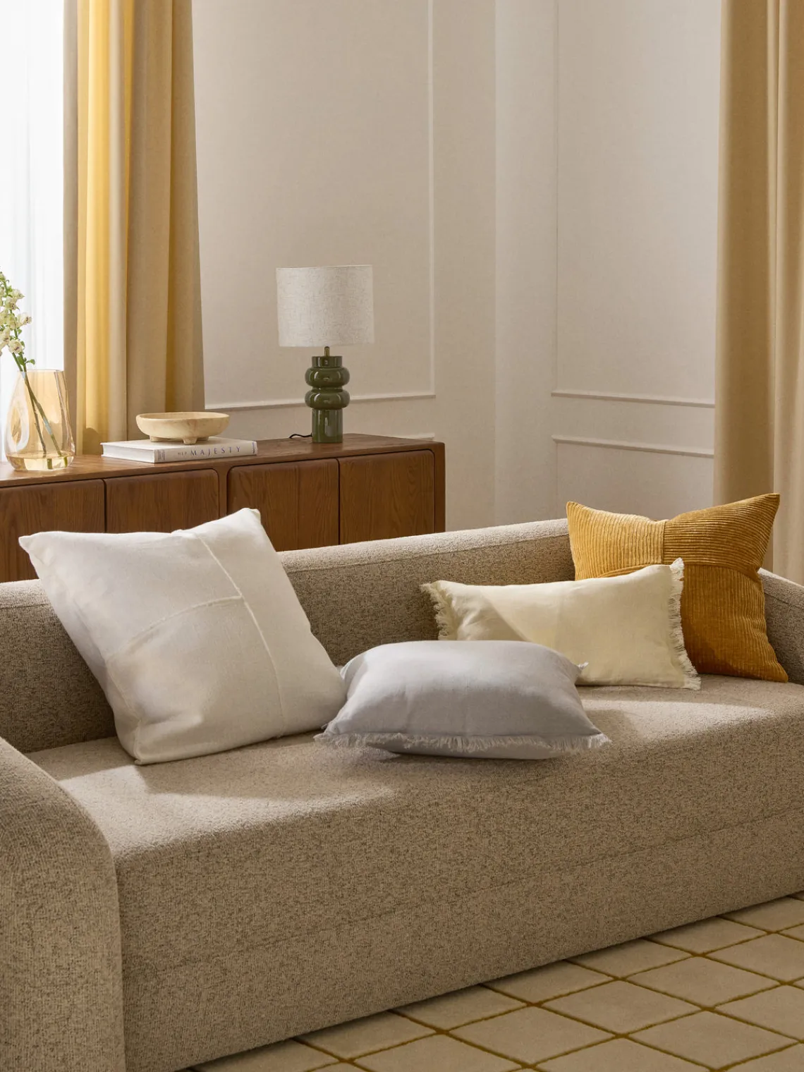 New Lámpara de mesa grande de cerámica Christine Lámparas De Techo|Lámparas De Mesa