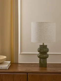 New Lámpara de mesa grande de cerámica Christine Lámparas De Techo|Lámparas De Mesa