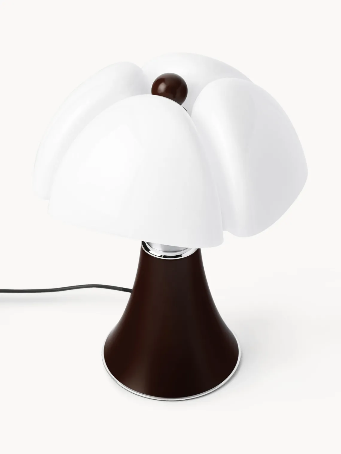 Lámparas De Mesa|Lámparas De Techo>Martinelli Luce Lámpara de mesa grande LED regulable Pipistrello, altura ajustable Marrón oscuro mate