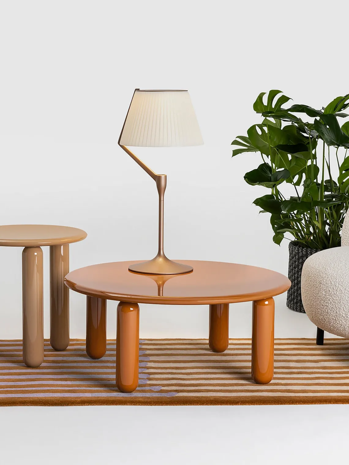 Lámparas De Mesa|Lámparas De Techo>Kartell Lámpara de mesa grande LED regulable Angelo Stone