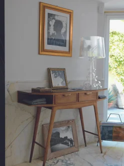 Lámparas De Mesa|Lámparas De Techo>Kartell Lámpara de mesa grande regulable de diseño Bourgie Transparente