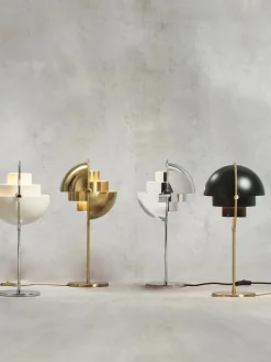 Lámparas De Mesa|Lámparas De Techo>GUBI Lámpara de mesa grande regulable Multi-Lite Plateado brillante