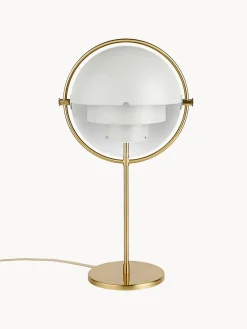 Lámparas De Mesa|Lámparas De Techo>GUBI Lámpara de mesa grande regulable Multi-Lite Blanco mate, dorado mate