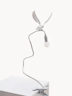 Lámparas De Mesa|Lámparas De Techo>SELETTI Lámpara de mesa grande regulable con pinza Sparrow Blanco mate