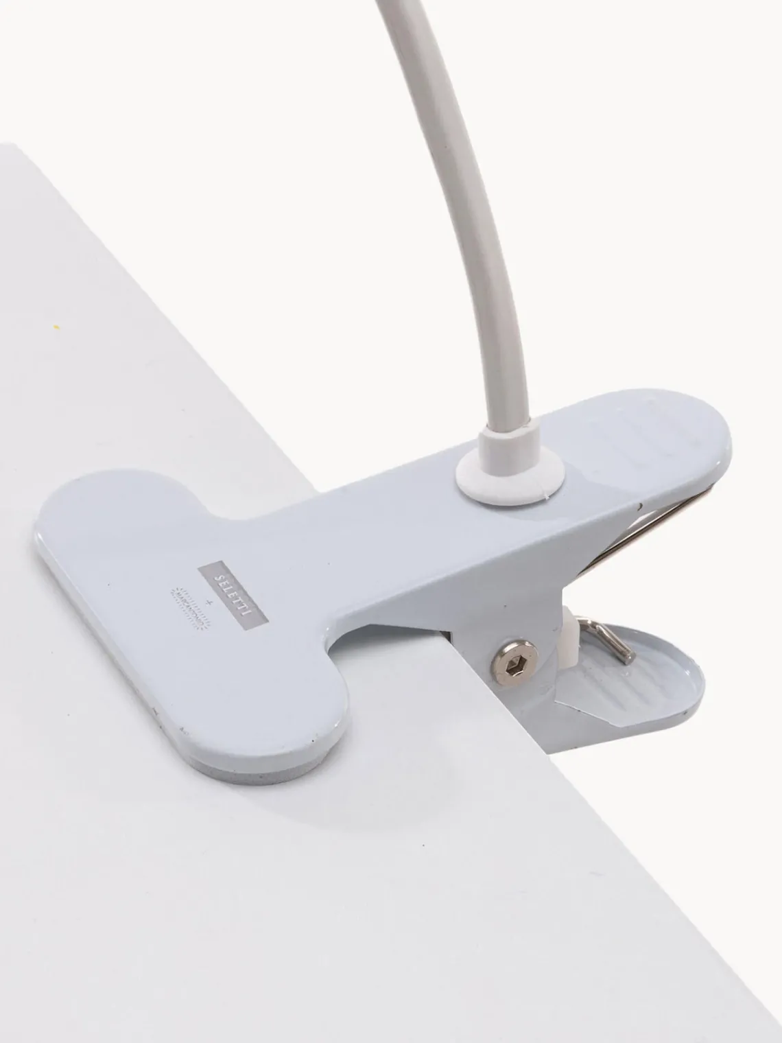 Lámparas De Mesa|Lámparas De Techo>SELETTI Lámpara de mesa grande regulable con pinza Sparrow Blanco mate