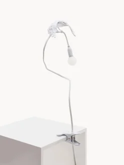 Lámparas De Mesa|Lámparas De Techo>SELETTI Lámpara de mesa grande regulable con pinza Sparrow Blanco mate
