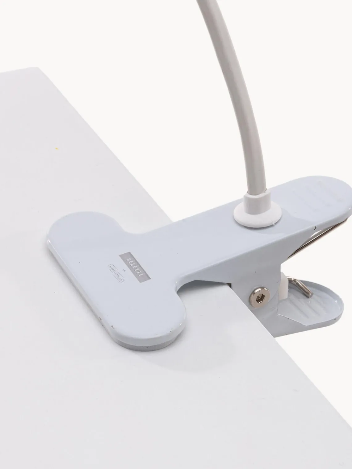 Lámparas De Mesa|Lámparas De Techo>SELETTI Lámpara de mesa grande regulable con pinza Sparrow Blanco mate