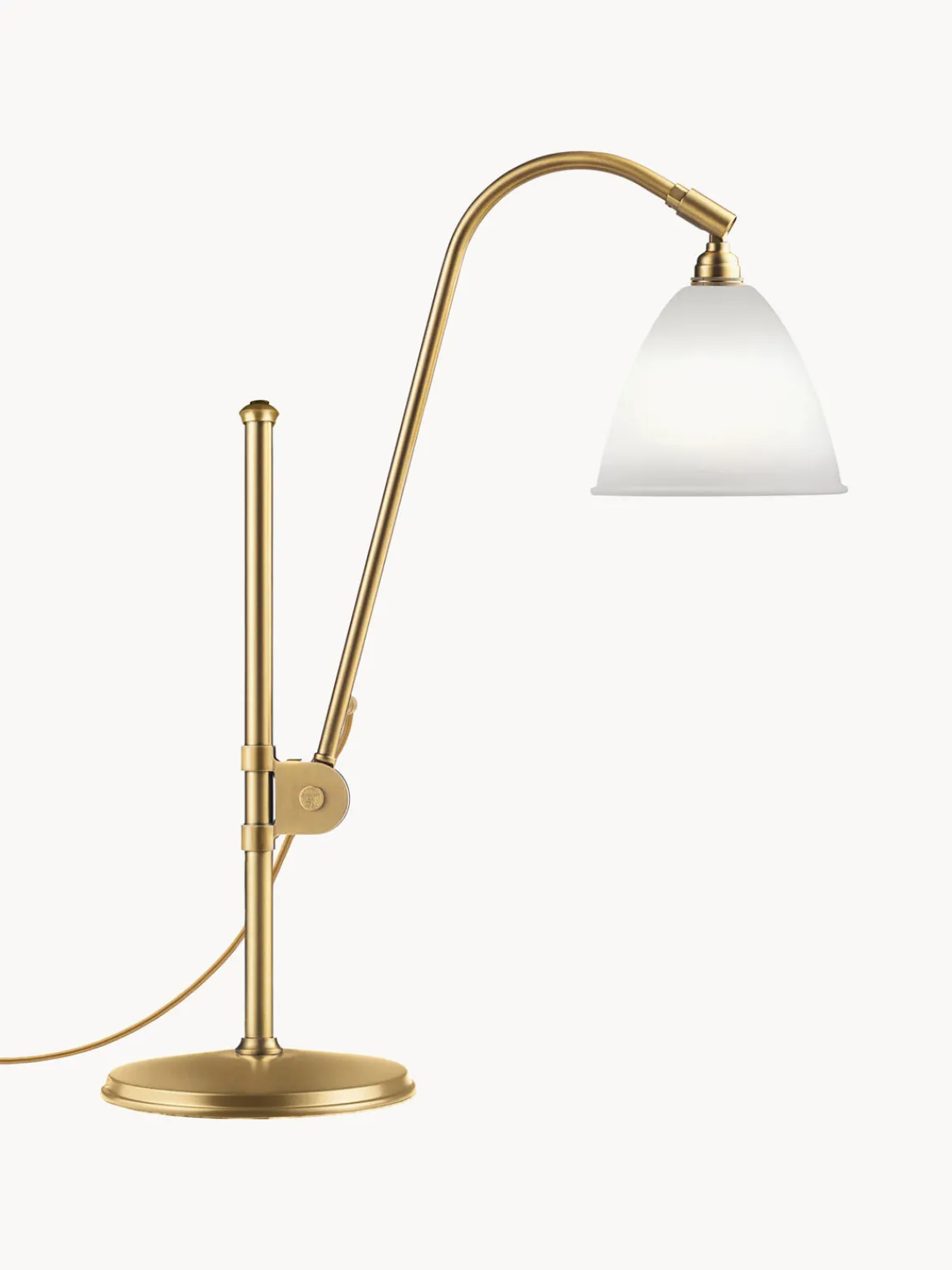 Lámparas De Mesa|Lámparas De Techo>GUBI Lámpara de mesa grande regulable en altura BL1 Blanco, dorado